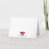 Crab Happy 40. Geburtstagskarte Karte (Rückseite)