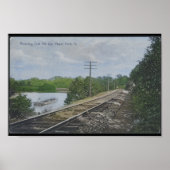 Crab Hill Cut Parker Ford PA Schuylkill River Poster (Vorne)