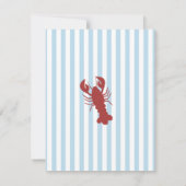 Crab & Hummer! Einladung (Rückseite)