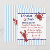 Crab & Hummer! Einladung (Vorne/Hinten)