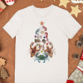 Crab Humster Weihnachtsbaum Crustacean T-Shirt
