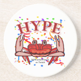 Crab Hype, MeWarriorFrau auf Twitch Getränkeuntersetzer