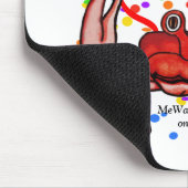 Crab Hype, MeWarriorFrau auf Twitch Mousepad (Ecke)