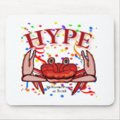 Crab Hype, MeWarriorFrau auf Twitch Mousepad (Vorne)
