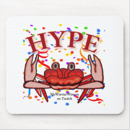 Crab Hype, MeWarriorFrau auf Twitch Mousepad