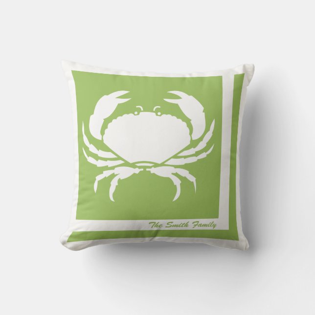 Crab Image Personalisiert American MoJo Pillow Kissen (Vorderseite)