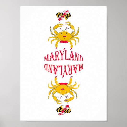 Crab in Maryland Poster (Vorne)