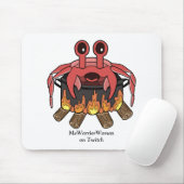 Crab in Pot, MeWarriorFrau auf Twitch Mousepad (Mit Mouse)