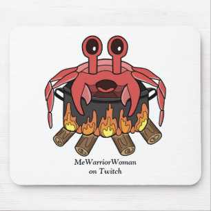 Crab in Pot, MeWarriorFrau auf Twitch Mousepad