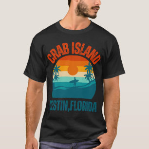 Crab Island Sommerurlaub Destin Florida 2025 T-Shirt