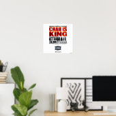 Crab ist King Poster (Heimbüro)