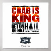 Crab ist King Poster (Vorne)