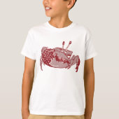 Crab Kids Ringer T-Shirt (Vorderseite)