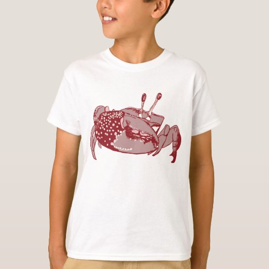 Crab Kids Ringer T-Shirt (Vorderseite)