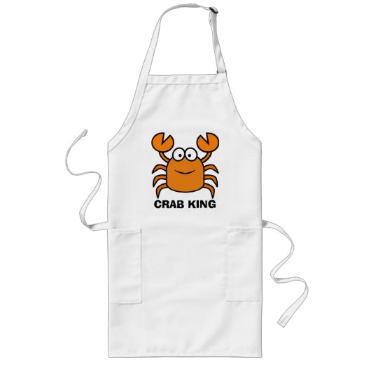 Crab King Lange Schürze (Vorne)