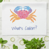 Crab Kitchen Handtuch (Gefaltet)