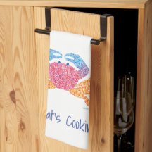 Crab Kitchen Handtuch