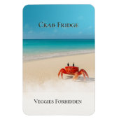 Crab Kühlschrank - Veggies Verbotene Magnet (Vertikal)
