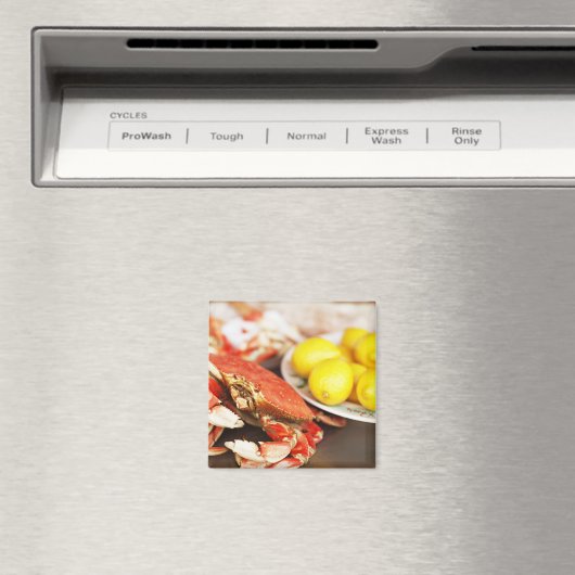 Crab & Lemons Kitchen Magnet (In Situ (Geschirrspüler))