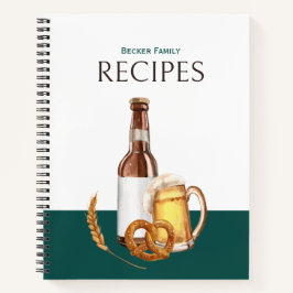 Crab Liebe Rezept Journal Notizblock