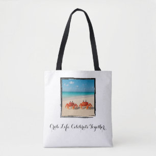 Crab Life. Feiern Sie gemeinsam! - Beach Vibe Tasche