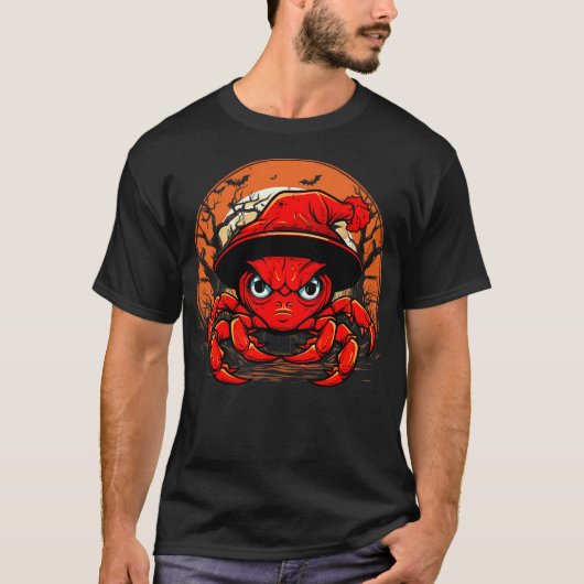 Crab Lover - Crab Halloween Spooky Ghost Costume S T-Shirt (Vorderseite)