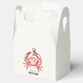 Crab Maryland Wedding Geschenkschachtel (Geöffnet)