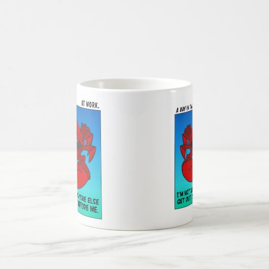 Crab Mentality am Arbeitsplatz Kaffeetasse (Mittel)