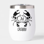 Crab Monogram im Schwarzen Stift (Vorderseite)