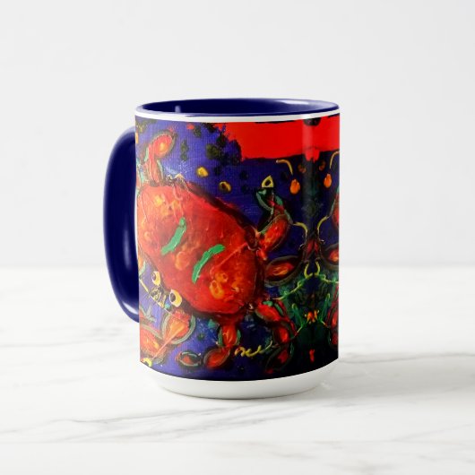 Crab Mug Tasse (Vorderseite Links)