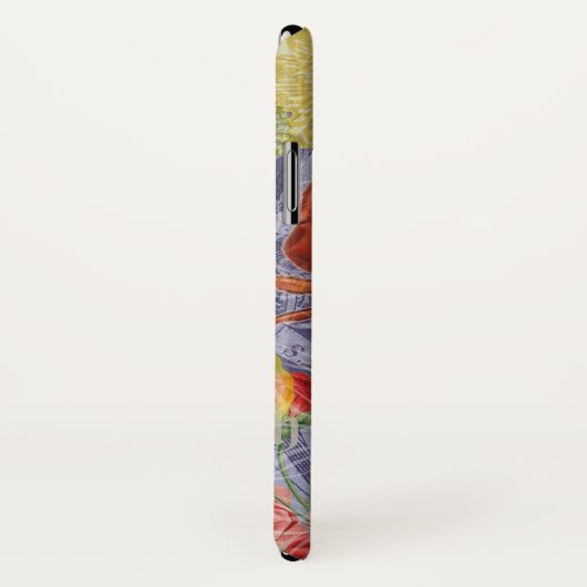 Crab Nautical Beach Seafood Art Case-Mate iPhone Hülle (Hinten/Rechts)