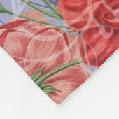 Crab Nautical Beach Seafood Art Fleecedecke (Ecke)