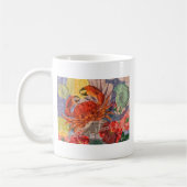 Crab Nautical Beach Seafood Art Kaffeetasse (Links)