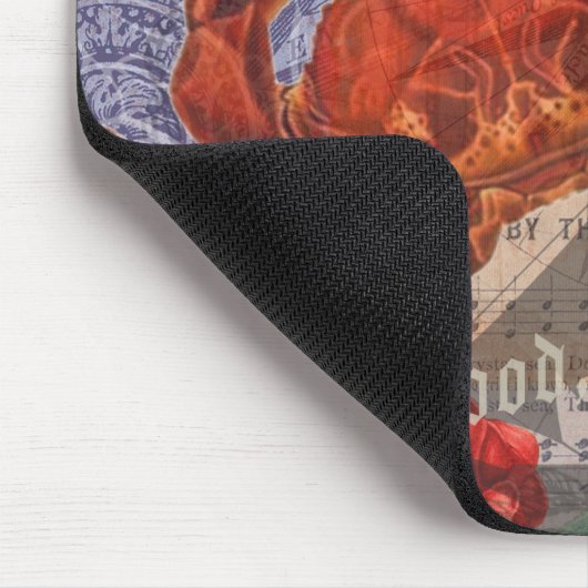 Crab Nautical Beach Seafood Art Mousepad (Ecke)