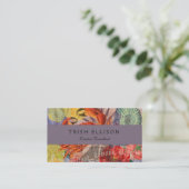 Crab Nautical Beach Seafood Art Visitenkarte (Stehend Vorderseite)