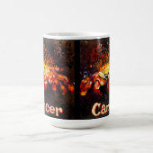 Crab Nautical Coastal Beach Cancer Personalisiert Kaffeetasse (Mittel)
