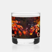 Crab Nautical Coastal Beach Cancer Personalisiert Whiskyglas (Rechts)