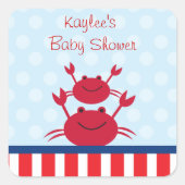 Crab Nautical Gevor Stickers (Vorderseite)