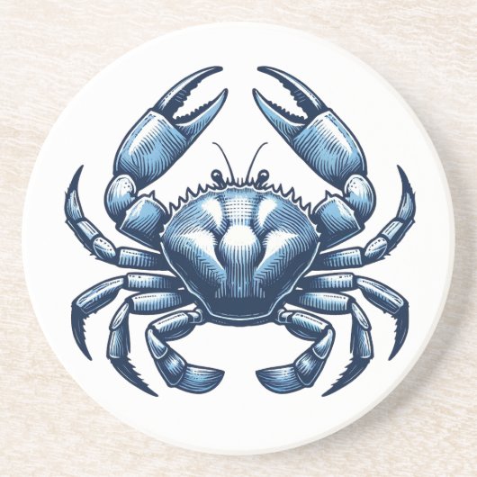 Crab Nautical Untersetzer (Vorne)