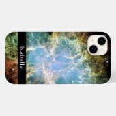 Crab Nebula Galaxy Ihr Name Case-Mate iPhone Hülle (Rückseite (Horizontal))