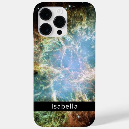 Crab Nebula Galaxy Ihr Name Case-Mate iPhone Hülle (Rückseite)