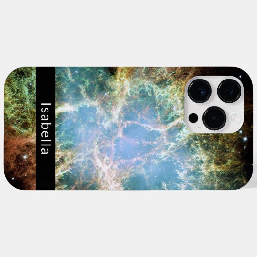 Crab Nebula Galaxy Ihr Name Case-Mate iPhone Hülle (Rückseite (Horizontal))