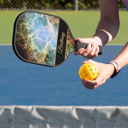 Crab Nebula Galaxy von Sternen Ihr Name Pickleball Schläger (InSitu)
