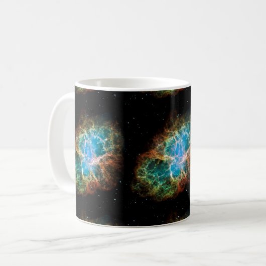 Crab Nebula Kaffeetasse (Vorderseite Links)