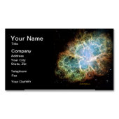 Crab Nebula Magnetische Visitenkarte (Vorderseite)
