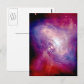 Crab Nebula NASA Space Postkarte (Vorne/Hinten)