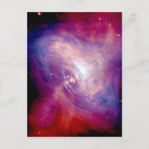 Crab Nebula NASA Space Postkarte