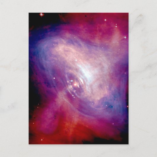 Crab Nebula NASA Space Postkarte (Vorderseite)
