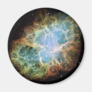 Crab Nebula Space NASA Foto Magnet