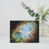 Crab Nebula Space NASA Foto Postkarte (Stehend Vorderseite)